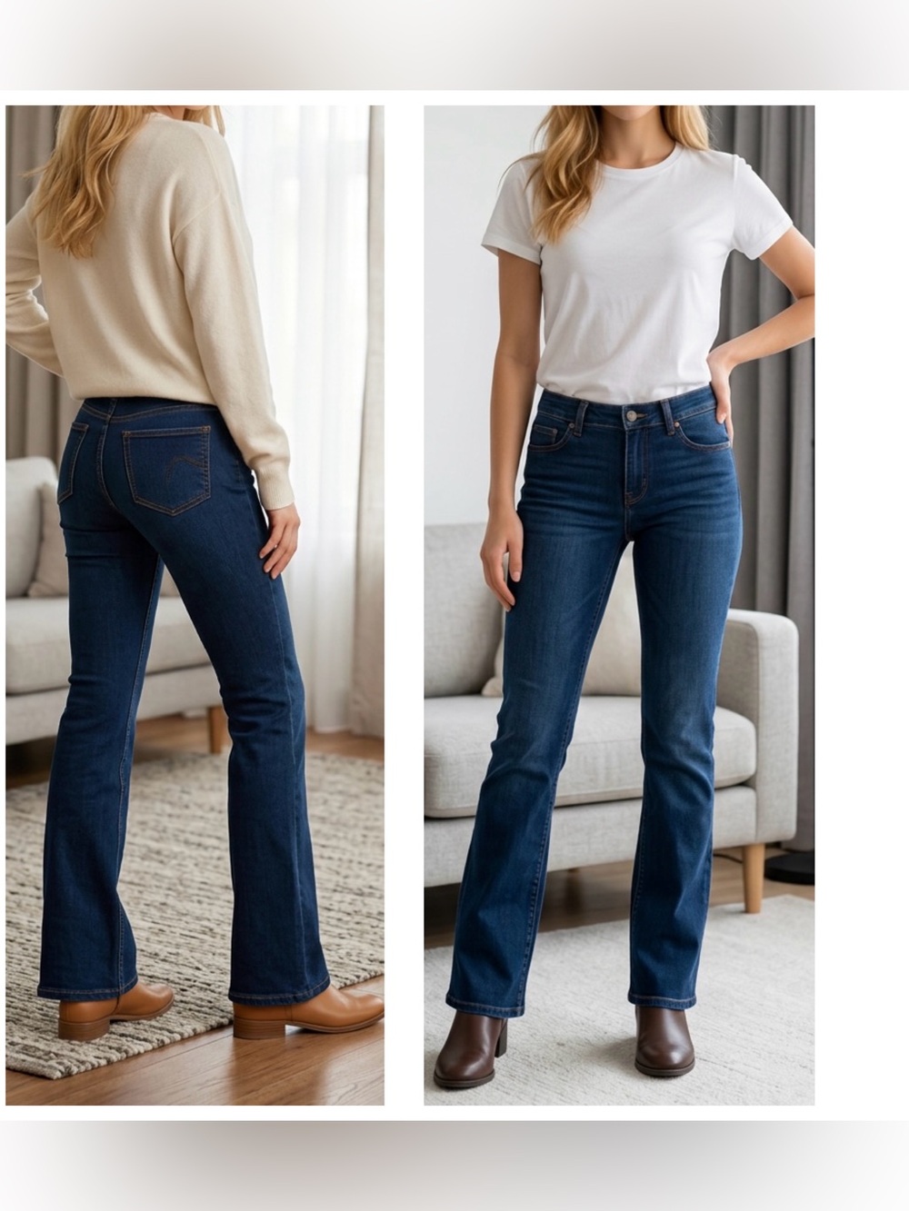 Liverpool Women’s Sz 4/27 Lucy Bootcut Mid rise Dark Blue stretch Jeans